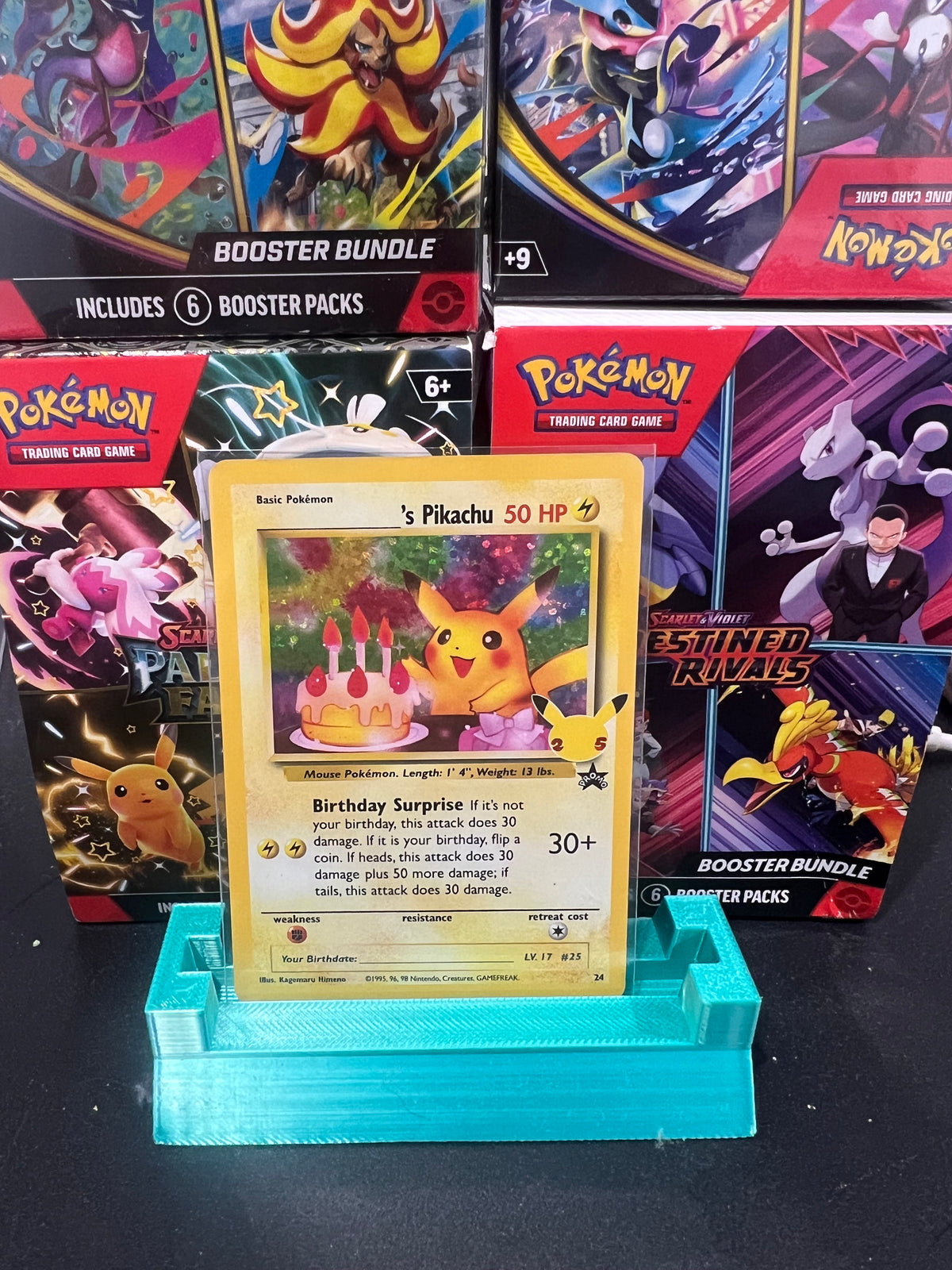 Pokemon TCG - Birthday Pikachu - 25th Anniversary - Celebrations 24/25 -No.8