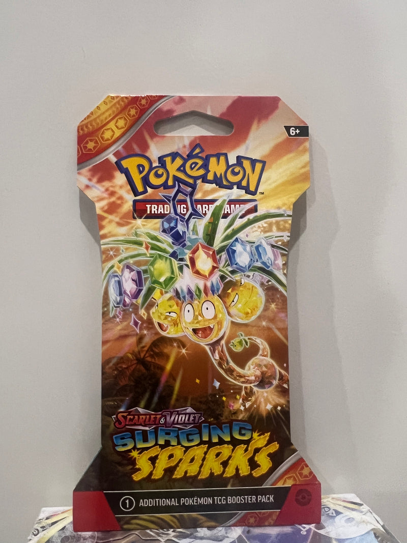 Surging Sparks Scarlet & Violet Booster Sleeved Blister Pack
