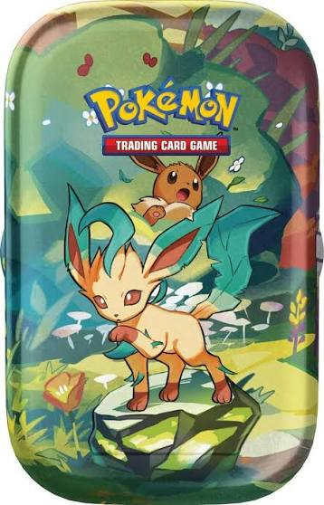 Prismatic evolutions Mini tin (Leafeon)