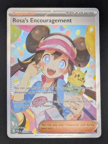 Rosa's Encouragement 123/088 Perfect Order Special Illustration Rare Pokémon card